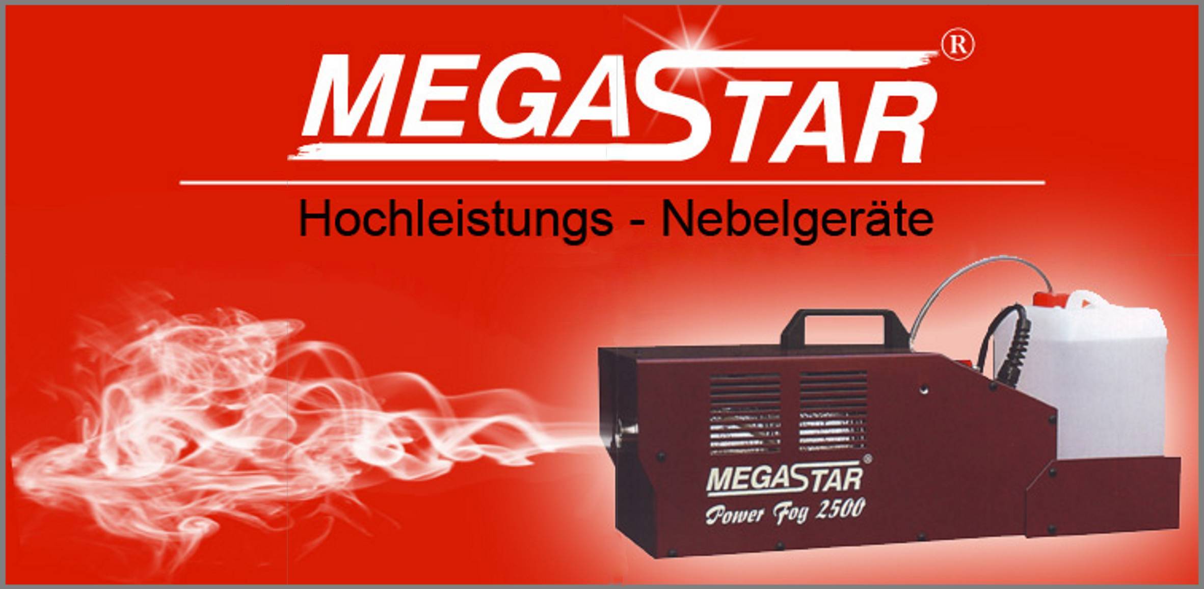 Megastar Power Fog – Feuerwehr Nebelmaschine