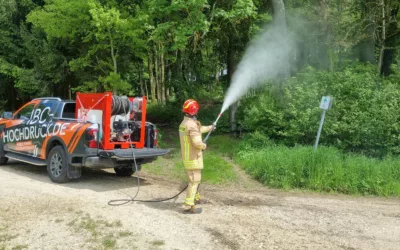 Mit Hochdruck gegen Feuer – IBC Forest Fire System